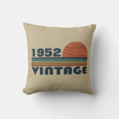 7パーソナライズされたヴィンテージ70歳 クッション (正面)