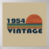 7パーソナライズされたヴィンテージ70歳 ポスター (正面)