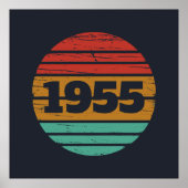 7パーソナライズされたヴィンテージ70歳 ポスター (正面)