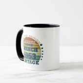 7パーソナライズされたヴィンテージ70歳 マグカップ (正面左)