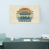 7パーソナライズされたヴィンテージ70歳 横断幕 (トレードショー)