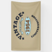 7パーソナライズされたヴィンテージ70歳 横断幕 (縦)