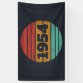 7パーソナライズされたヴィンテージ70歳 横断幕 (縦)