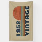 7パーソナライズされたヴィンテージ70歳 横断幕 (縦)