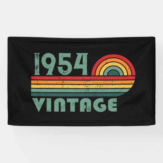 7パーソナライズされたヴィンテージ70歳 横断幕 (横)