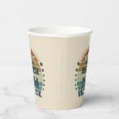 7パーソナライズされたヴィンテージ70歳 紙コップ (右)