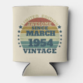 7パーソナライズされたヴィンテージ70歳 缶クーラー (正面)