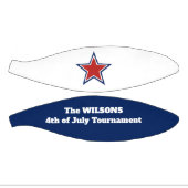 7パーソナライズされた月4日/レッドスター ミニバスケットボール (パネル)