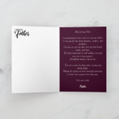 7パーソナライズされた枚の写真コラージュファーストパザーズデイC カード (内部)