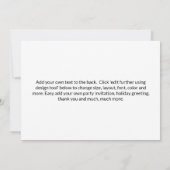 7フォトコラージュのテンプレート パーソナライズされた (裏面)