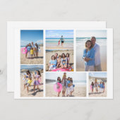 7フォトコラージュのテンプレート パーソナライズされた (正面/裏面)