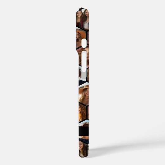 7フォトコラージュのレトロファンキー幾何学的パターン Case-Mate iPhoneケース (裏面 / 左)