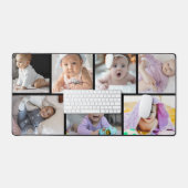 7フォトコラージュカスタムギフト デスクマット (キーボード&マウス)