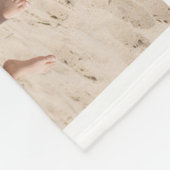 7フォトコラージュ家族のテンプレート パーソナライズされた フリースブランケット (角)