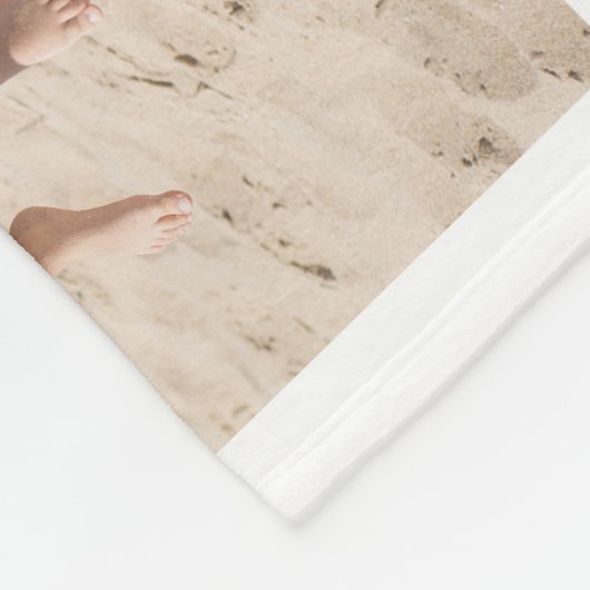 7フォトコラージュ家族のテンプレート パーソナライズされた フリースブランケット (角)