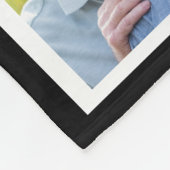 7フォトコラージュ家族は全引用文 フリースブランケット (角)