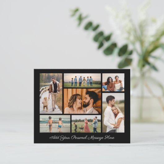 7フォトコラージュ自分のグリーティングカードを追加 カード (スタンド正面)