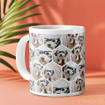 7フォトコラージュ – 六角パタファンキーーン ジャンボコーヒーマグカップ<br><div class="desc">正方形の写真は最高のこのテンプレートで動作。このお気に入りのおもしろいテンプレートに写真を追加するこのグリッドには、正方形の写真や任意の写真を使用できる。</div>