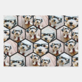 7フォトコラージュ – 六角パタファンキーーン ラッピングペーパーシート (正面3)