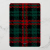 7フォトスパークルメリークリスマスグリーティング金ゴールド 箔シーズンカード (裏面)