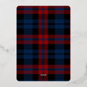 7フォトスパークルメリークリスマスグリーティング金ゴールド 箔シーズンカード (裏面)