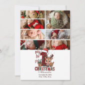 7フォトプレイドトインデナー初めてのクリスマス シーズンカード (正面)