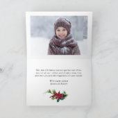 7フォトポイエレガントンセチア信じス シーズンカード (内部)