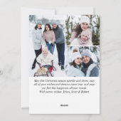 7フォトメリークリスマスレッドファームトラック シーズンカード (裏面)