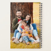 7フォトモダンコラージュパーソナライズされたプランナー プランナー手帳 (裏面)