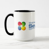 7フォーラムの大きいマグ マグカップ (左)