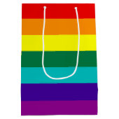 7プライドレインストライプボーフラグ ミディアムペーパーバッグ (裏面)