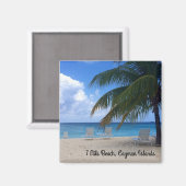 7マイルビーチ、ケイマン諸島 マグネット (正面/裏面)