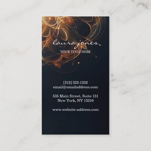 7モダンチャクラ記号 名刺 (裏面)