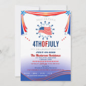 7モダン月4日パーティー 招待状 (正面)