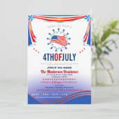 7モダン月4日パーティー 招待状 (スタンド正面)