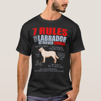 7リトリエバードッグママラブラドールのルール Tシャツ