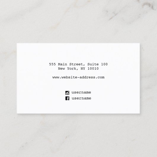 7レインボーチャクラエナジーヒーラーヨガ 名刺 (裏面)