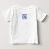 7ヶ月ベビーの成長記録 ベビーTシャツ (裏面)