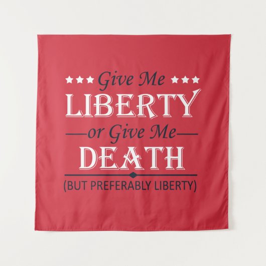 7与え月4日の私の自由と死 タペストリー (正面)