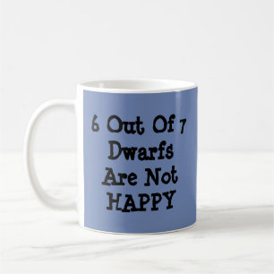 7人のうち6人が幸せではない – Mug-A-Tude コーヒーマグカップ