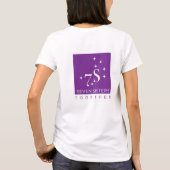 7人の姉妹は一緒にロゴのワイシャツを平方します Tシャツ (裏面)