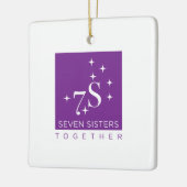 7人の姉妹は一緒に飾ります セラミックオーナメント (左)
