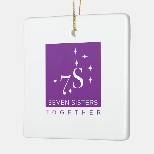 7人の姉妹は一緒に飾ります セラミックオーナメント (左)