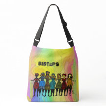 7人の姉妹は体のトートバックを交差させます