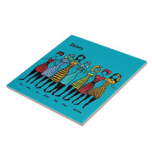 7人の姉妹 タイル (側面)