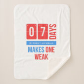 7人の日がキックボールを持たないと弱くなる シェルパブランケット (正面)