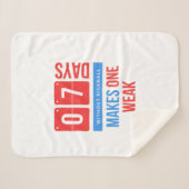 7人の日がキックボールを持たないと弱くなる シェルパブランケット (正面(横))