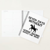 7人の日が競馬をしないと1人が弱くなる プランナー手帳 (ディスプレー)