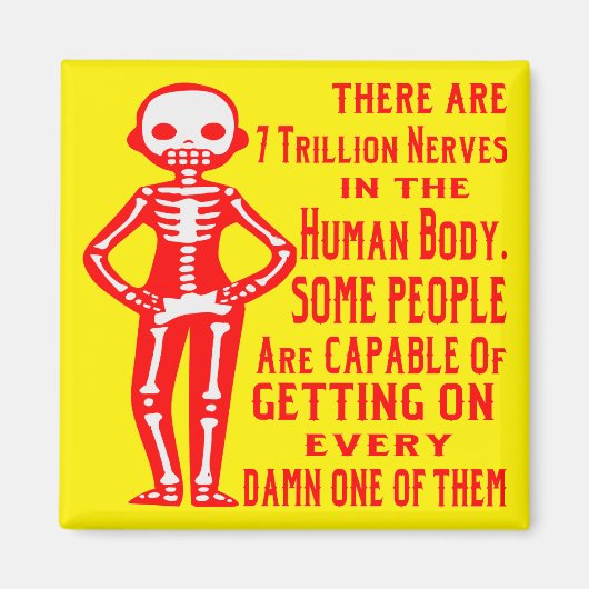 7兆の神経と一人ひとりが乗る人もいる マグネット (正面)