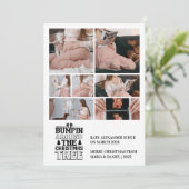 7写真クリスマスツリー妊娠のお知らせ シーズンカード (スタンド正面)